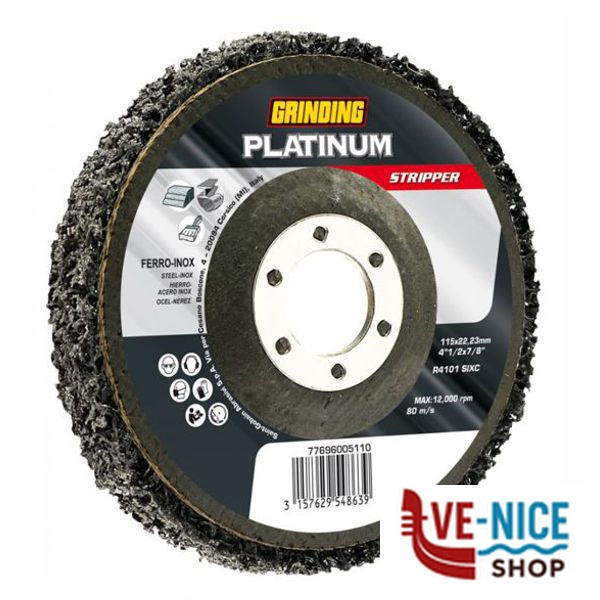 DISCO ABRASIVO STRIPPER PLAT. 115 f.22,2 GRINDING 77696005110 DISCHI ABRASIVI F - immagine 2