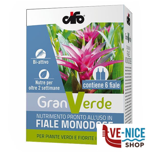 CONCIME GOCCIA GOCCIA PIANTE VERDI ml 40 Pz 6 CIFO 110891 CONCIMI F - immagine 2