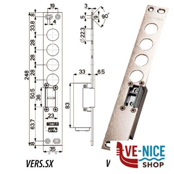 FERROGLIERA ELETTRICA SX I.28 94077 MOTTURA 94077S028N MOTTURA VARIE S - immagine 4