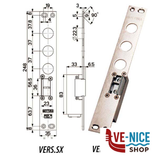FERROGLIERA ELETTRICA DX I.37 94077 MOTTURA 94077D037N MOTTURA VARIE S - immagine 2