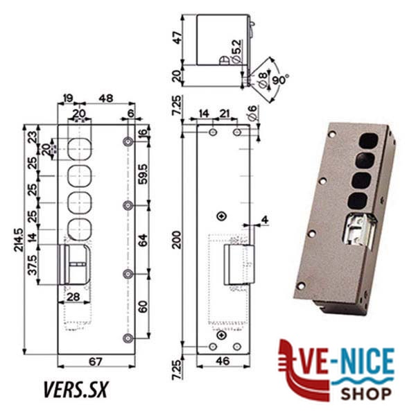FERROGLIERA ELETTRICA ALTA DX 94081 MOTTURA 94081VDDMN MOTTURA VARIE S - immagine 3