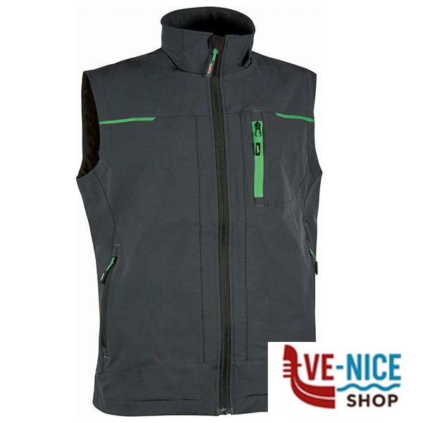 GILET ASPHALT GREY GREEN XXL SATURN UPOWER PE181RL-XXL INDUMENTI LAVORO F - immagine 3