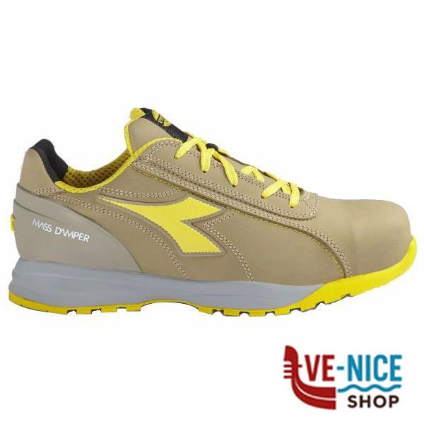 SCARPE GLOVE MDS GRIGIO BASSE 46 S3 DIADORA 181135-75029 SCARPE ANTINFORTUNISTICHE F - immagine 2