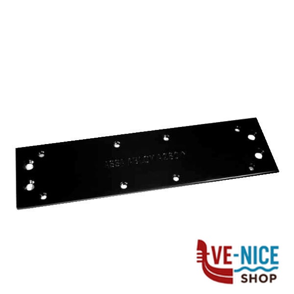 PIASTRA CHIUDIPORTA SLITTA DC175 NERO ASSA ABLOY DCA280-9005 MAB ASSA ABLOY CHIUDIPORTA S - immagine 2