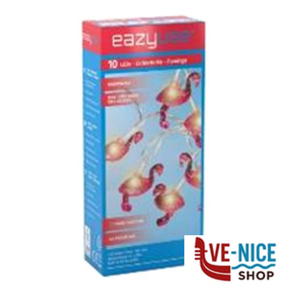 CATENA LUCI LED FENICOTTERI m 1,20 EAZY USE DL-S004EZU LUCI DECORATIVE C - immagine 2