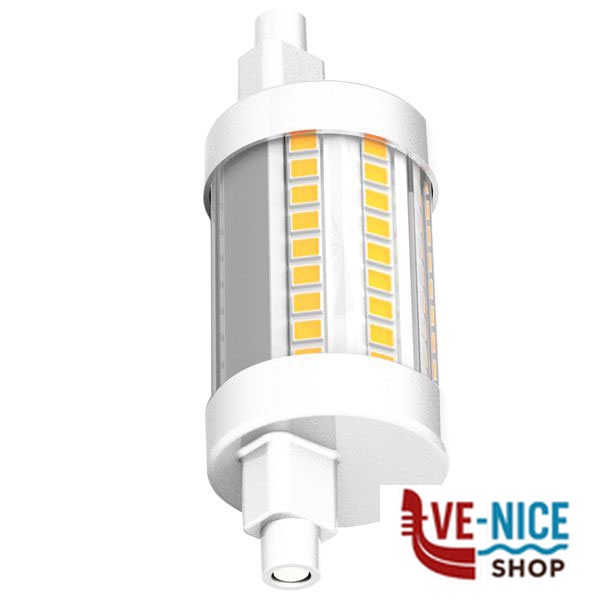 LAMPADA LED LINEARE R7S W 8,2 3000K Lm 1055 SHOT SLD9610X2 LAMPADINE F - immagine 2