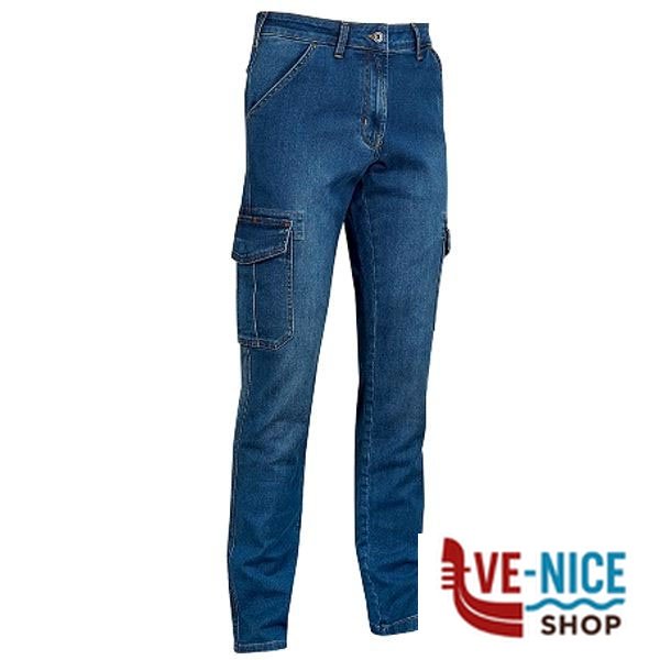 PANTALONE JEANS GUADO XL TOMMI UPOWER EX244GJ-33 INDUMENTI LAVORO F - immagine 2