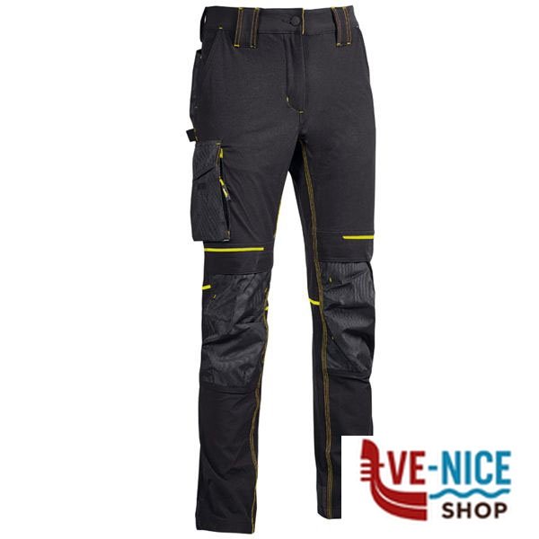 PANTALONE BLACK CARBON XL ATOM UPOWER PE145BC-XL INDUMENTI LAVORO F - immagine 2