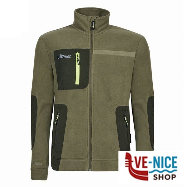 FELPA BURNT OLIVE M VENUS UPOWER FU225BO-M INDUMENTI LAVORO F - immagine 4