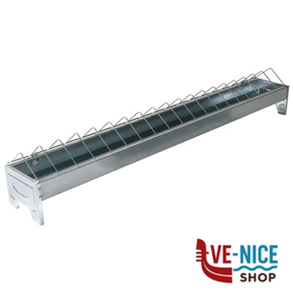 MANGIATOIA POLLI BARRETTE cm 50x13 h 7,0 033.10 ABBEVERATOI-MANGIATOIE F - immagine 2