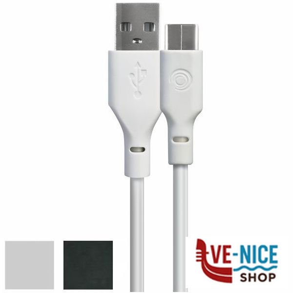 CAVO RICARICA USB-A TYPE C cm 200 BIA. 4050 TIEMME 4050W ACCESSORI TELEFONIA F - immagine 2
