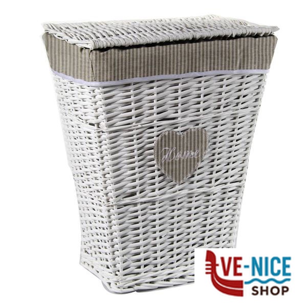 CESTONE VIMINI RETTANGOLARE HOME 44x33 h 55 GICOS 814440 CESTE VIMINI C - immagine 4