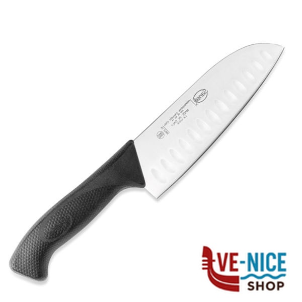 COLTELLO SANTOKU OLIVATO cm 16,0 SKIN SANELLI 385216 COLTELLI SANELLI C - immagine 2