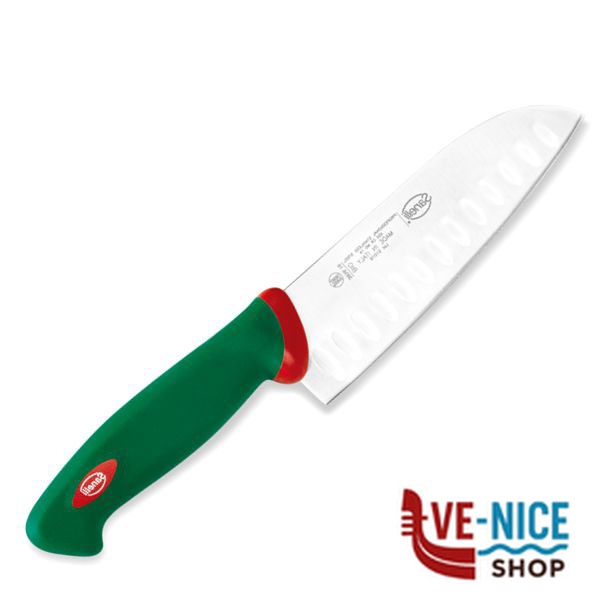 COLTELLO SANTOKU OLIVATO cm 16,0 PREMANA SANELLI 385616 COLTELLI SANELLI C - immagine 2