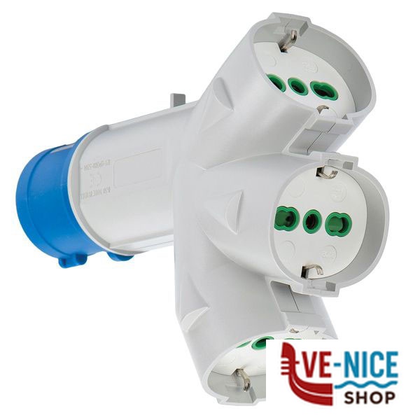 ADATTATORE SP CEE 2PT PR 3x2PT+SK 73095 FME 73095 SPINE E ADATTATORI ELETTRICI F - immagine 2