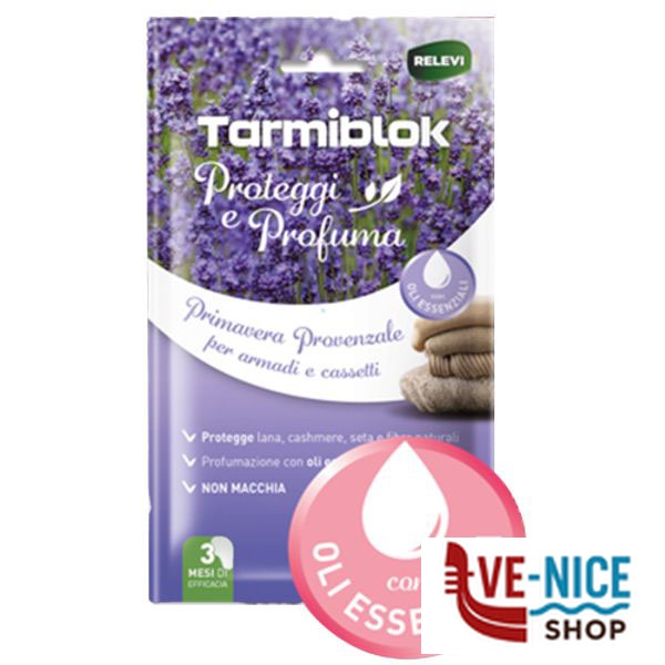 ANTITARME TARMIBLOK LAVANDA BUSTINE Pz 3 RELEVI 6523 PROFUMATORI CASSETTI/ARMADI C - immagine 2