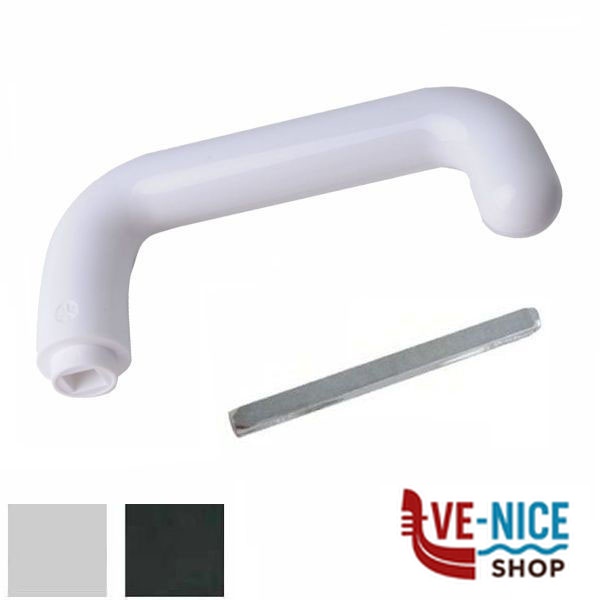 MANIGLIA LIA NYLON 8 NERA 88944208005 GHIDINI F - immagine 2