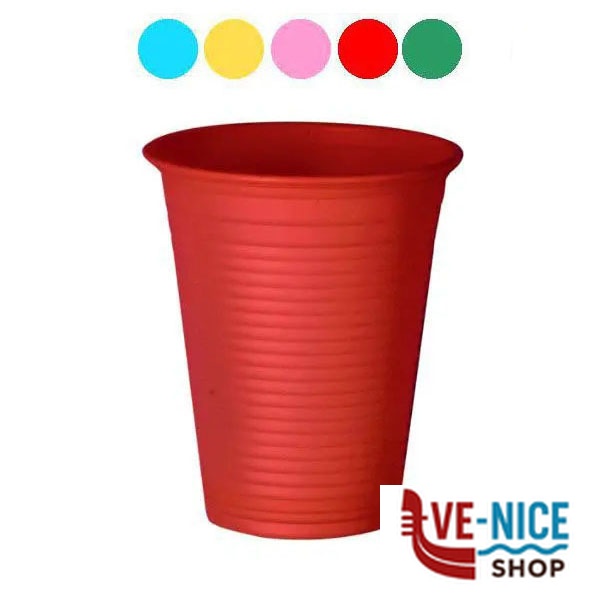 BICCHIERE AZZURRO cc 200 Pz 50 NATURAL BIBO 5588909 MONOUSO PLASTICA C - immagine 2