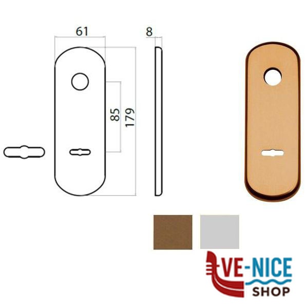 PLACCA GHIBLI ALL BRO DOPPIA MAPPA 77298852004 GHIDINI ACCESSORI BLINDATE S - immagine 2