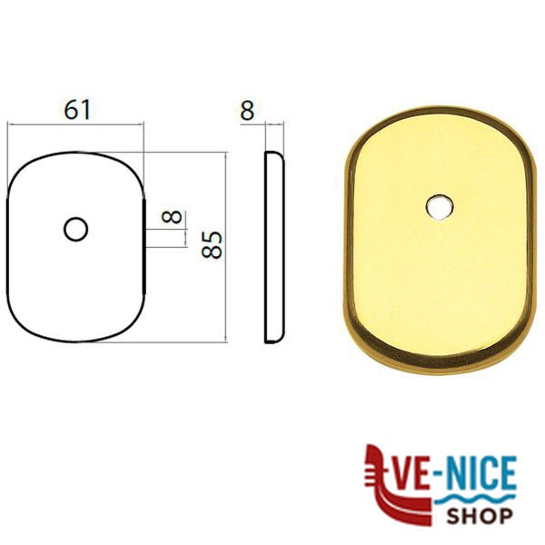 BOCCHETTA GHIBLI OTT LUC 62x86 POMOLO 77298628112 GHIDINI ACCESSORI BLINDATE S - immagine 3