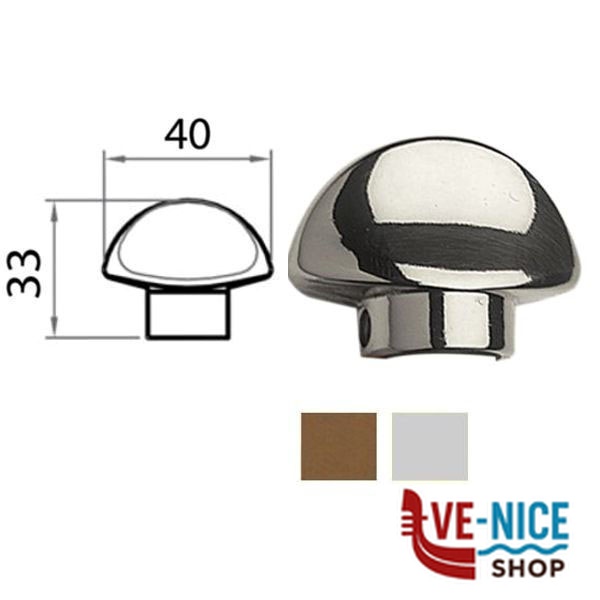 POMOLO MEZZALUNA ALL BRO FORO 8 77048228704 GHIDINI ACCESSORI BLINDATE S - immagine 3