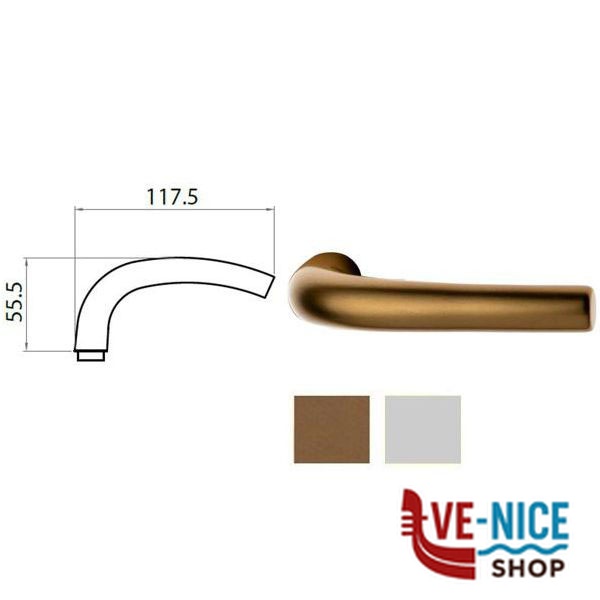 MANIGLIA SUSY ALL ARG 77434018301 GHIDINI ACCESSORI BLINDATE S - immagine 3