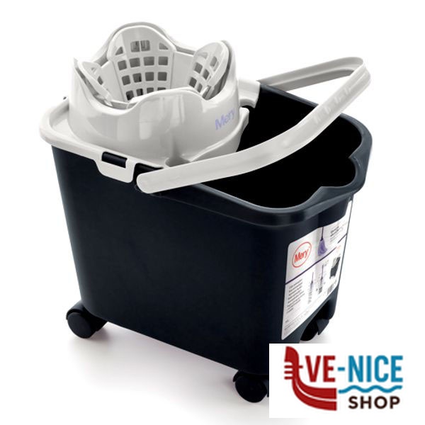 SECCHIO MOCIO STRIZZATORE MERY l 14 RAYEN 0336.12 LAVAPAVIMENTI MOCIO C - immagine 2