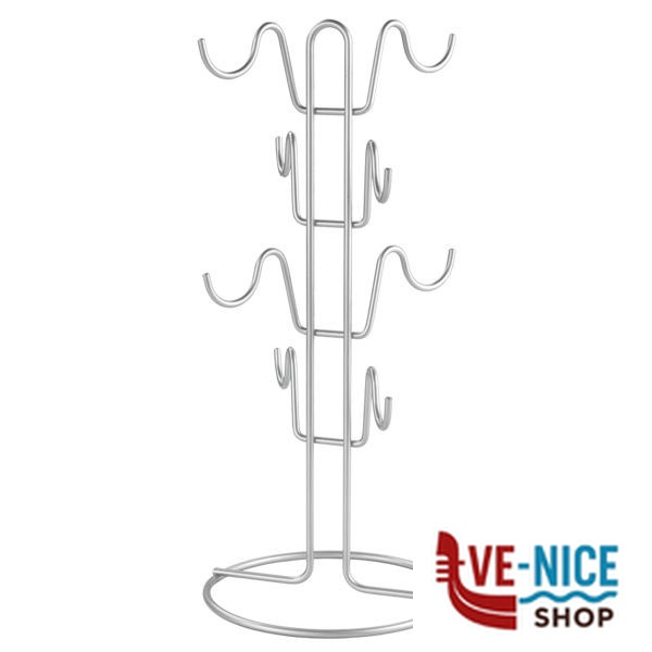 STAND TAZZE CAFFE MUG-TREE 19x19 h 44 METALTEX 36.51.28 TAZZE CERAMICA C - immagine 3