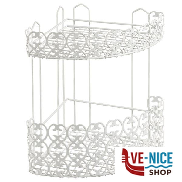 MENSOLA BAGNO FLORENZ ANGOL.2P 25x25 h 31 METALTEX 42.37.02 MENSOLE BAGNO C - immagine 3