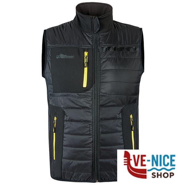 GILET BLACK CARBON S WALL UPOWER FU278BC-S INDUMENTI LAVORO F - immagine 3