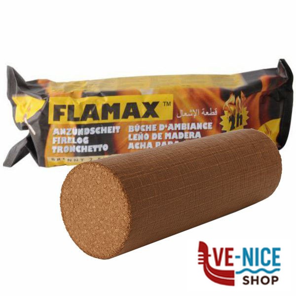 CEPPO CAMINETTI FIRELOG kg 1,1 FLAMAX GRL-ZB-018400 ACCENDITORI-PULITORI F - immagine 2