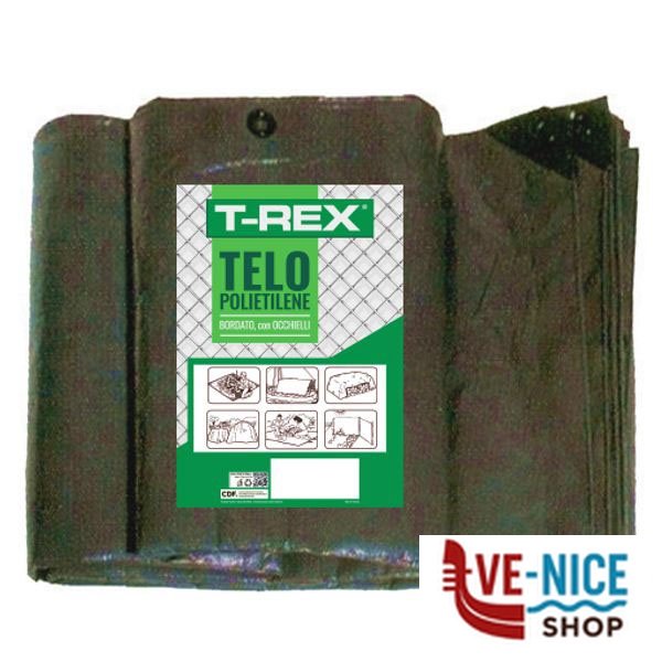 TELONE PLASTICA TESSUTO 5x 6 HEAVY TREX 04547 200grs/m2 TELONI PLASTICA F - immagine 4