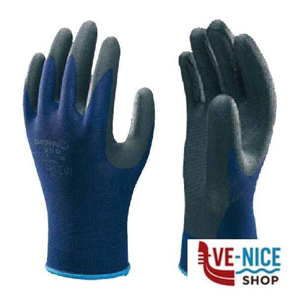 GUANTI NITRILE 380 BLU 9 SHOWA 380 SIZE 9 GUANTI LAVORO F - immagine 2
