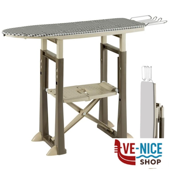 ASSE STIRO TREND GRIGIO 115x40 BAMA 80200 ASSI STIRO C - immagine 2