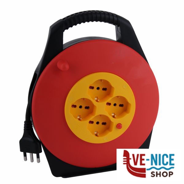 AVVOLGICAVO m 10 3x1,5 4x2PT+SK SYNTESY 00382 OXP-17GI-1.5 AVVOLGICAVI E PROLUNGHE F - immagine 4