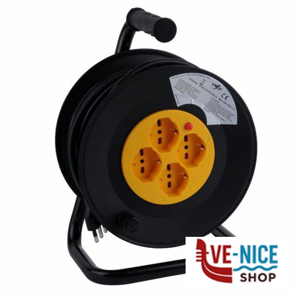 AVVOLGICAVO m 25 3x1,5 4x2PT+SK SYNTESY 00383 OXP-18GI-1.5 AVVOLGICAVI E PROLUNGHE F - immagine 3