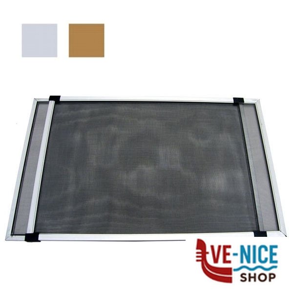 ZANZARIERA ESTENS.FV BRONZ 100/193 h 75 ZEEP 01167 RETE ZANZARIERA F - immagine 3