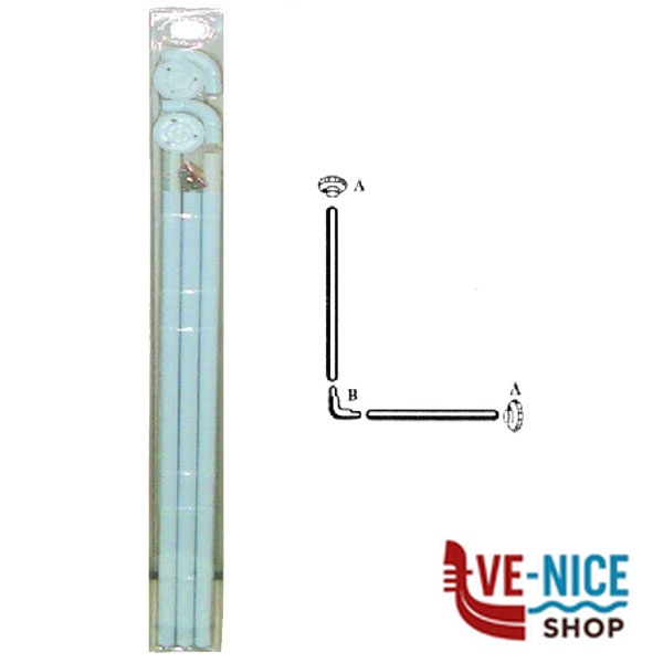 TUBO TENDE DOCCIA 80+ 80 AGLAIA 02616 JG-011 TUBI DOCCIA C - immagine 3