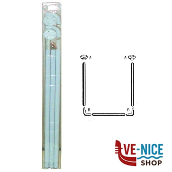 TUBO TENDE DOCCIA 90+ 90+ 90 AGLAIA 02618 JG-013 TUBI DOCCIA C - immagine 4