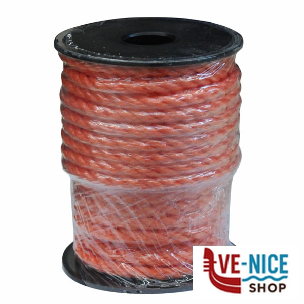 CIMA PP RITORTA mm 8 m 15 ARANCIO PCCR1102 CORDE TRECCIATE E ACCESSORI F - immagine 4