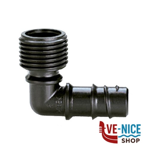 RACCORDO ANGOLO 1/2 FIL. Pz 2 MICRO 91082 CLABER 91082 CLABER F - immagine 2
