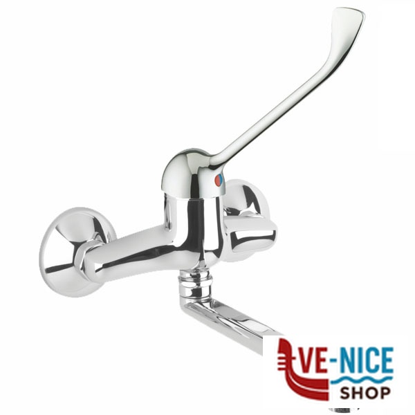 MISCELATORE LAVELLO PARETE CLINICO EURORAMA 570400KE1L RUBINETTI F - immagine 2