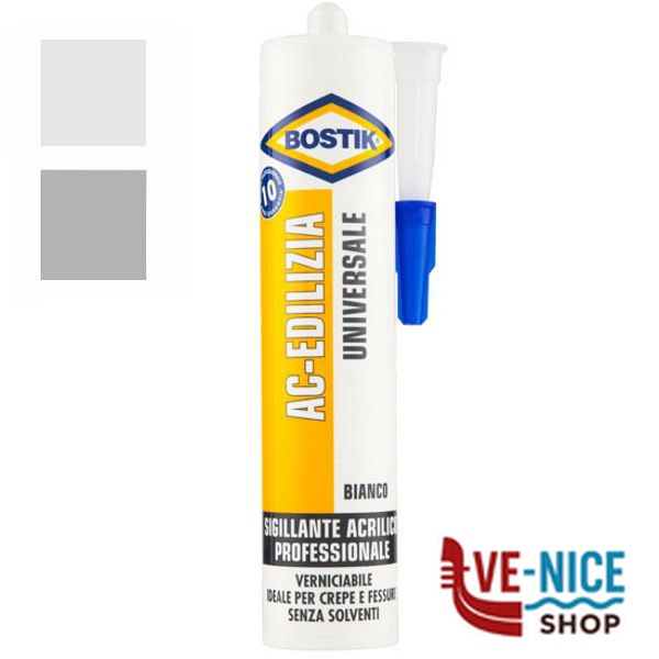 SIGILLANTE ACRILICO UNIVERSALE BCO ml 300 BOSTIK D2600 BOSTIK F - immagine 4