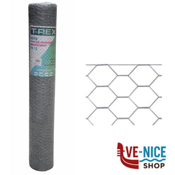 RETE TRIPLA ZN 13/2-0,60 h 100 m 10 TREX 05891 RETE T-REX F - immagine 3
