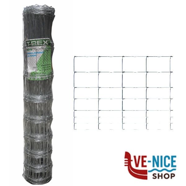 RETE PECORE h 140/09/15 m 50 ZINCATA TREX 07198 Galvafield Light RETE T-REX F - immagine 3