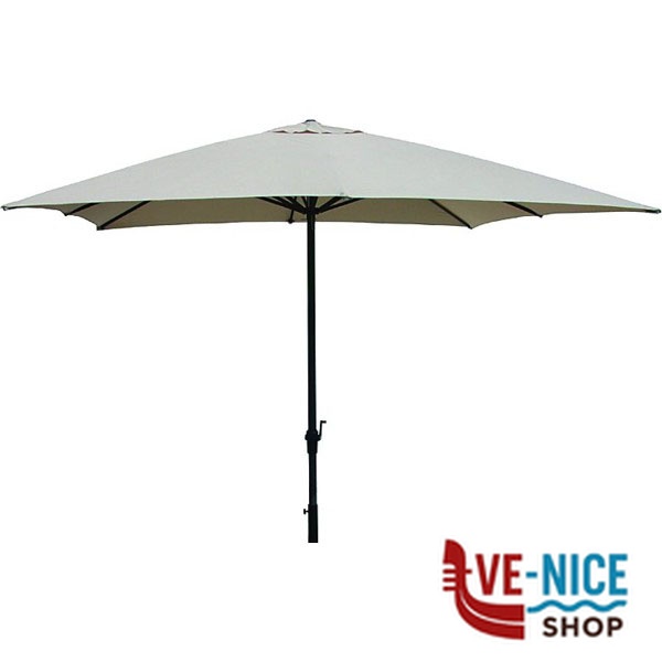 OMBRELLONE METALLO TELO BEIGE 200x300 VETTE 00909 OMBRELLONI METALLO C - immagine 3
