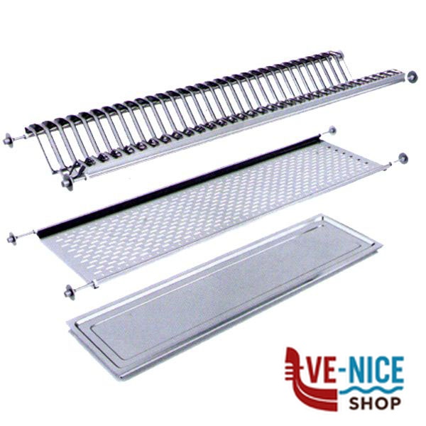SCOLAPIATTI INOX RACCOGLIGOCCE cm 41 FGV 01012.41 SCOLAPIATTI C - immagine 3