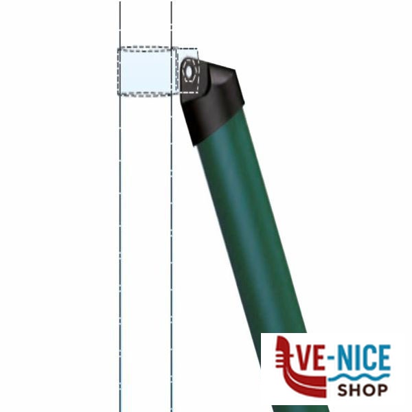 SAETTA TUBOLINEA PLASTICATA 34 cm 150 SFB CF3 PALETTI RECINZIONE F - immagine 3