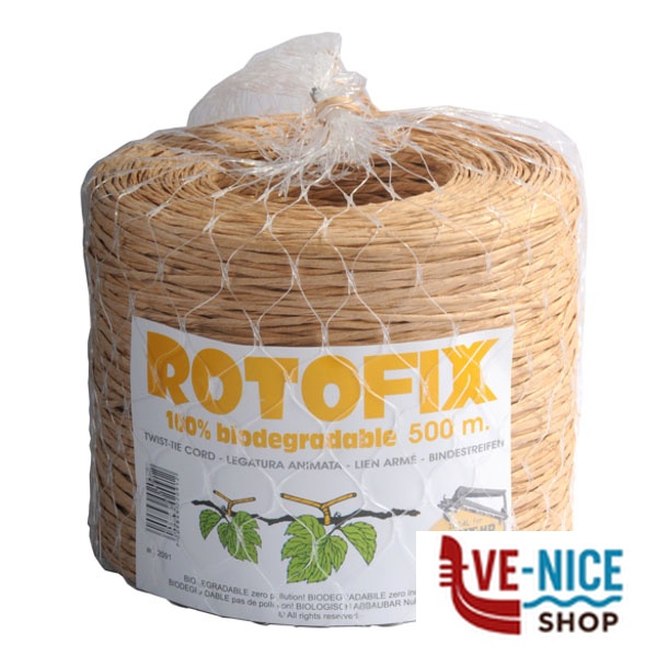 FILO RITORTO CARTA ROCCHETTO m 500 ROTOFIX 500 FILO PIATTINA F - immagine 2