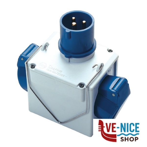 ADATTATORE SP CEE 2PT PR CEE 2x2PT 73110 FME 73110 SPINE E ADATTATORI ELETTRICI F - immagine 2